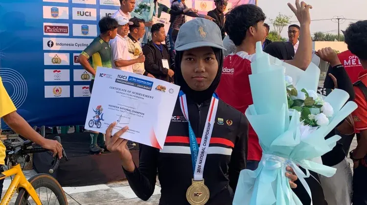 The ICF Jambi contingent won two gold and three bronze medals at the 2026 ICF Road Cycling National Championship.